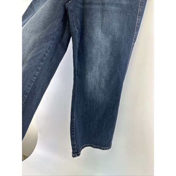 Judy Blue Mid Rise Tummy Control Wide Leg Crop Jeans Denim Stretch Womens 28 / 7 - Picture 5 of 14